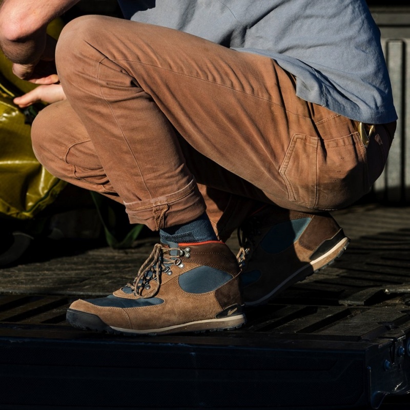 Brown Danner Jag Dry Weather Men's Boots | 47006