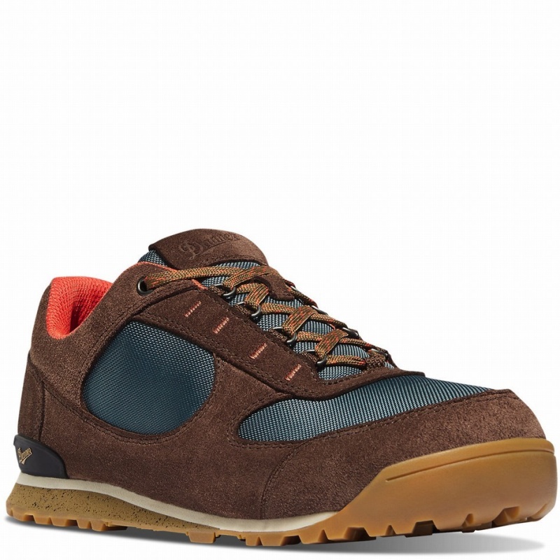 Brown Danner Jag Low Men's Hiking Shoes | 10358