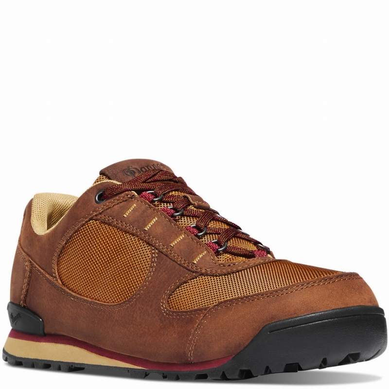 Brown Danner Jag Low Men's Hiking Shoes | 72879