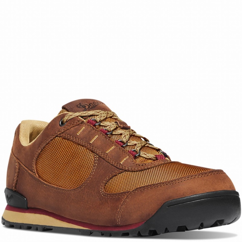 Brown Danner Jag Low Men's Hiking Shoes | 72879