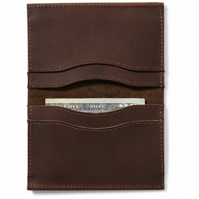 Brown Danner Leather Men's Wallets | 25603