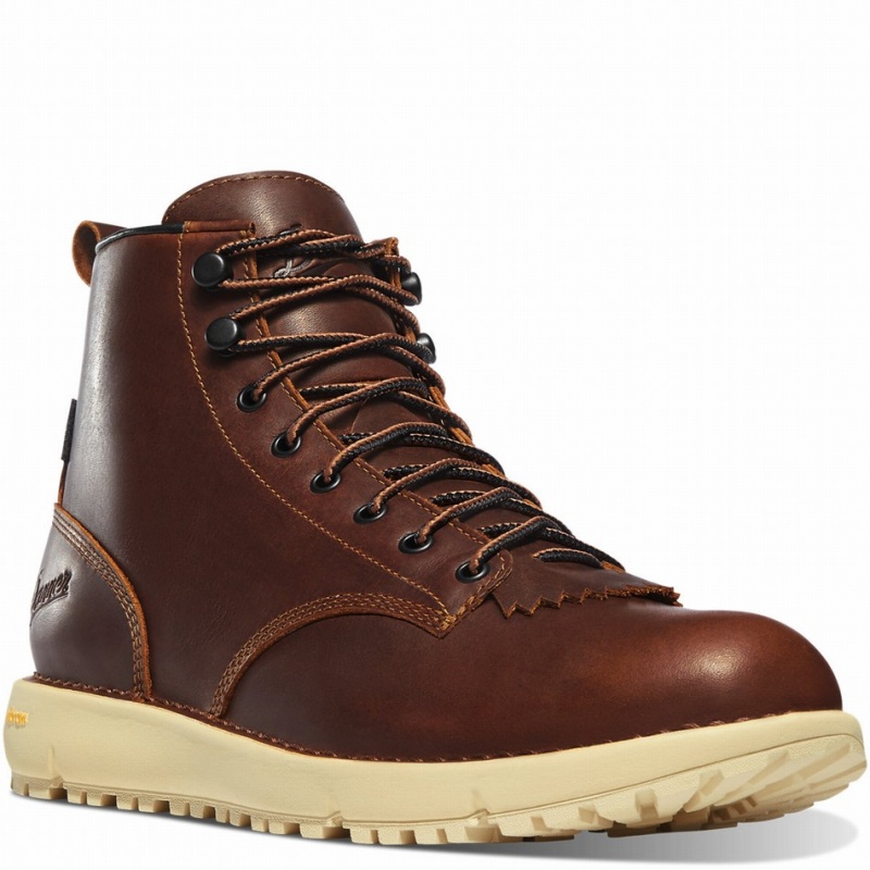 Brown Danner Logger 917 GTX Men's Boots | 28693