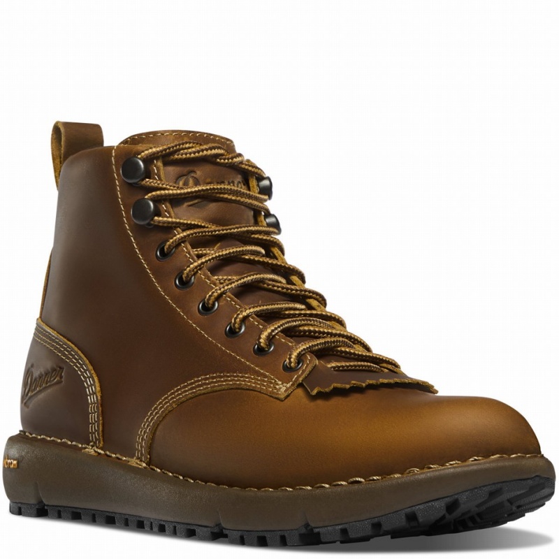 Brown Danner Logger 917 Women's Boots | 17086