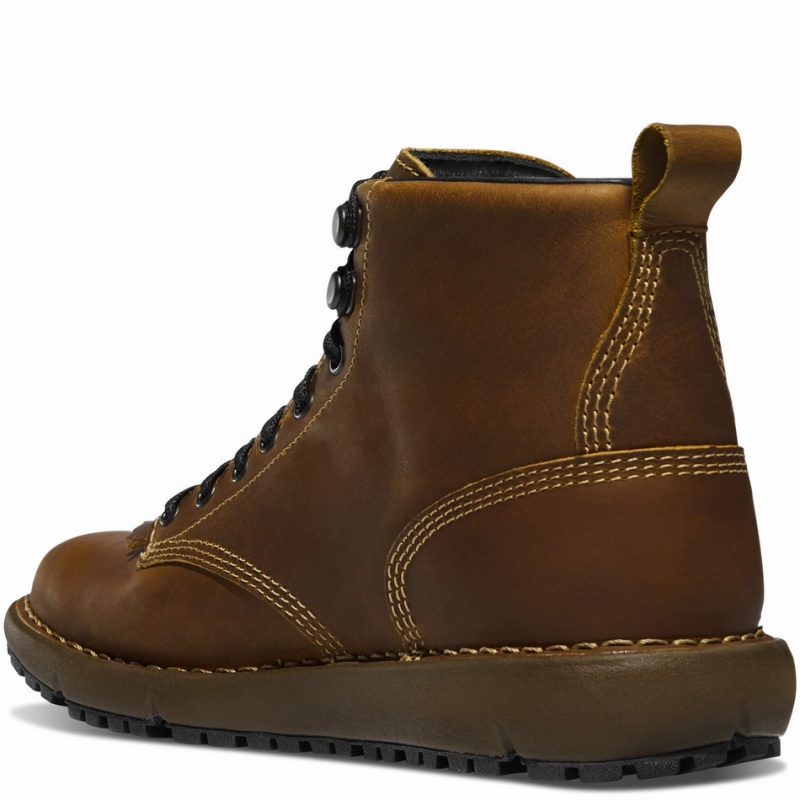 Brown Danner Logger 917 Women's Boots | 17086