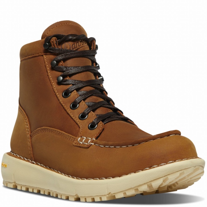 Brown Danner Logger Moc 917 GTX Women's Boots | 29720