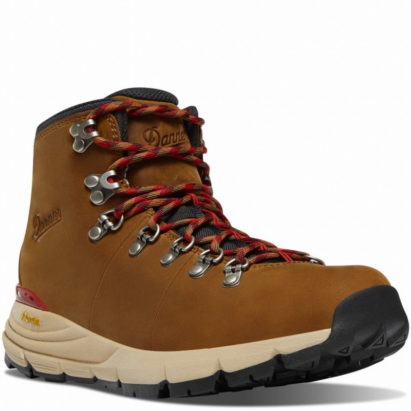 Brown Danner Mountain 600 Leaf GTX Women's Hiking Boots | 39969