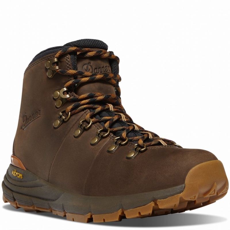 Brown Danner Mountain 600 Leaf GTX Women's Hiking Boots | 33986