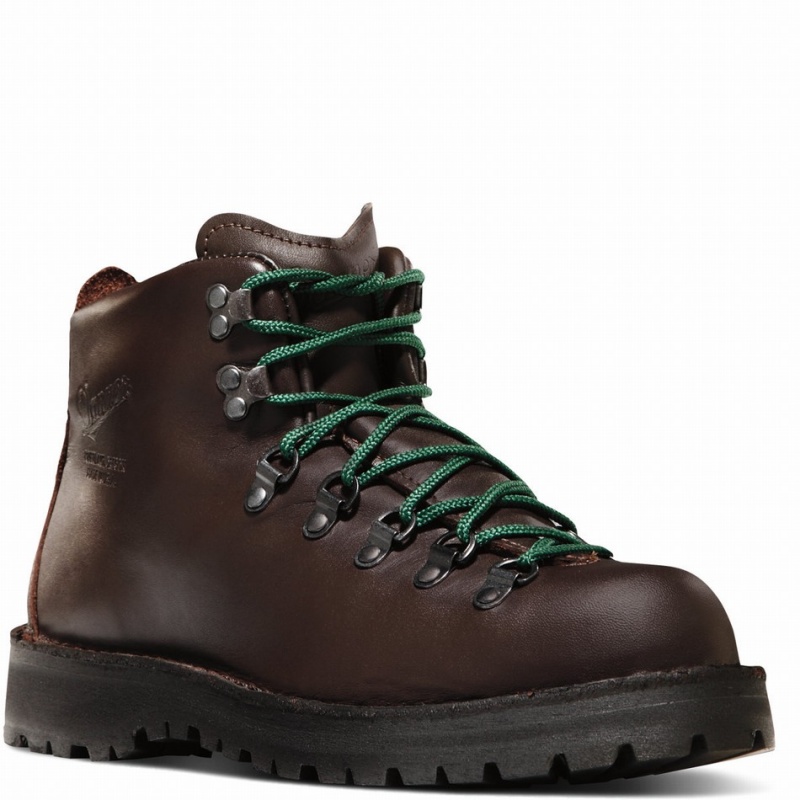 Brown Danner Mountain Light II Men's Hiking Boots | 40002