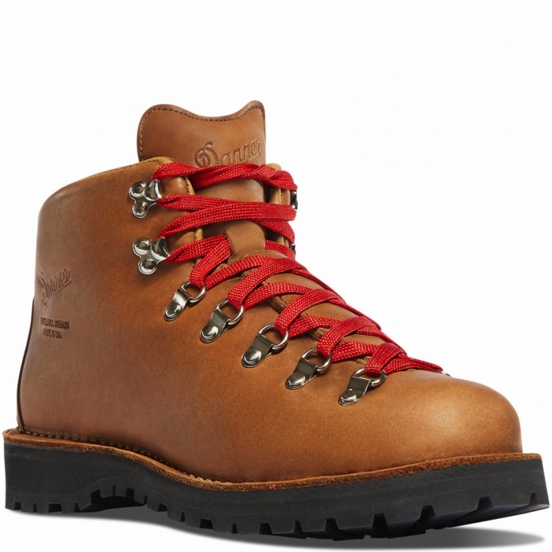 Brown Danner Mountain Light Men's Hiking Boots | 74346