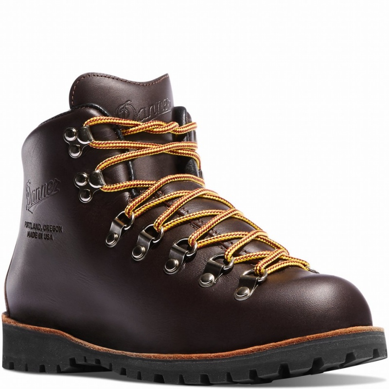 Brown Danner Mountain Light Women's Hiking Boots | 75405