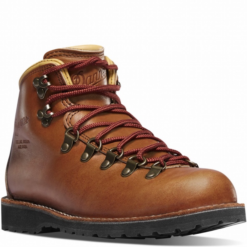 Brown Danner Mountain Pass Women's Hiking Boots | 94941