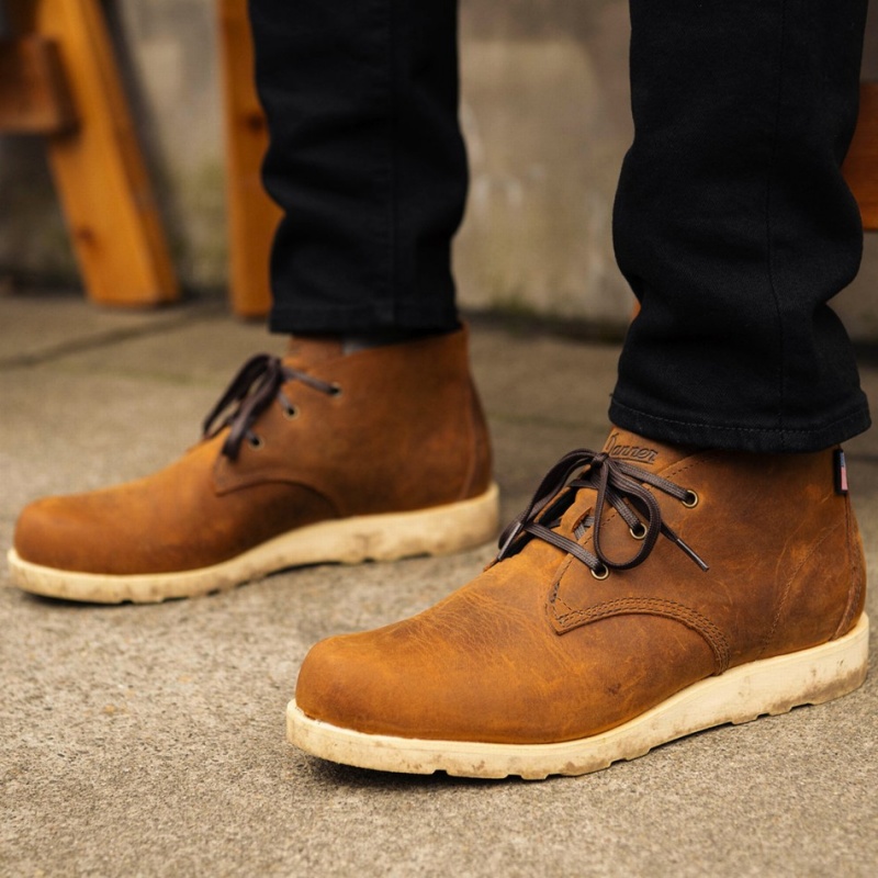 Brown Danner Pine Grove Men's Chukka Boots | 94609