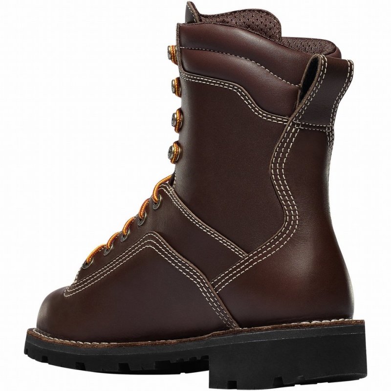 Brown Danner Quarry USA Men's Safety Boots | 32974