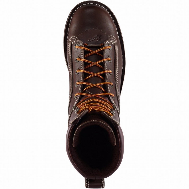 Brown Danner Quarry USA Men's Safety Boots | 32974