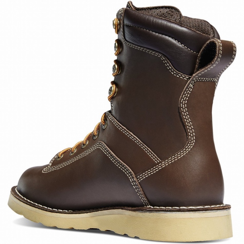 Brown Danner Quarry USA Men's Work Boots | 99762