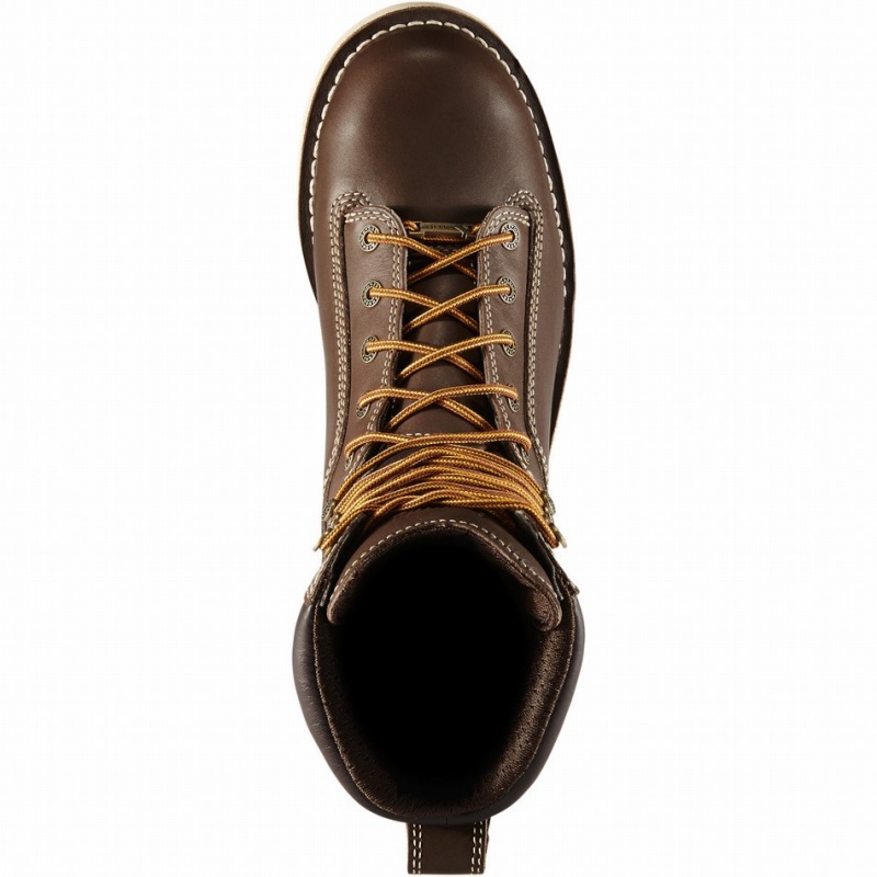 Brown Danner Quarry USA Men's Work Boots | 99762