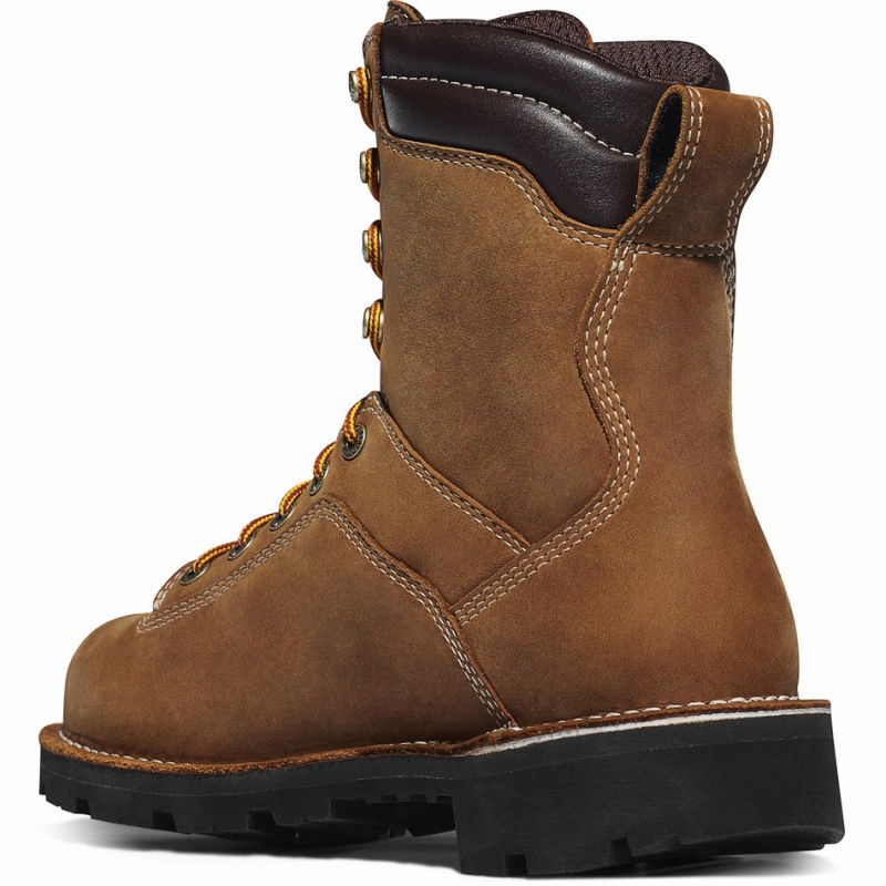 Brown Danner Quarry USA Men's Work Boots | 78490