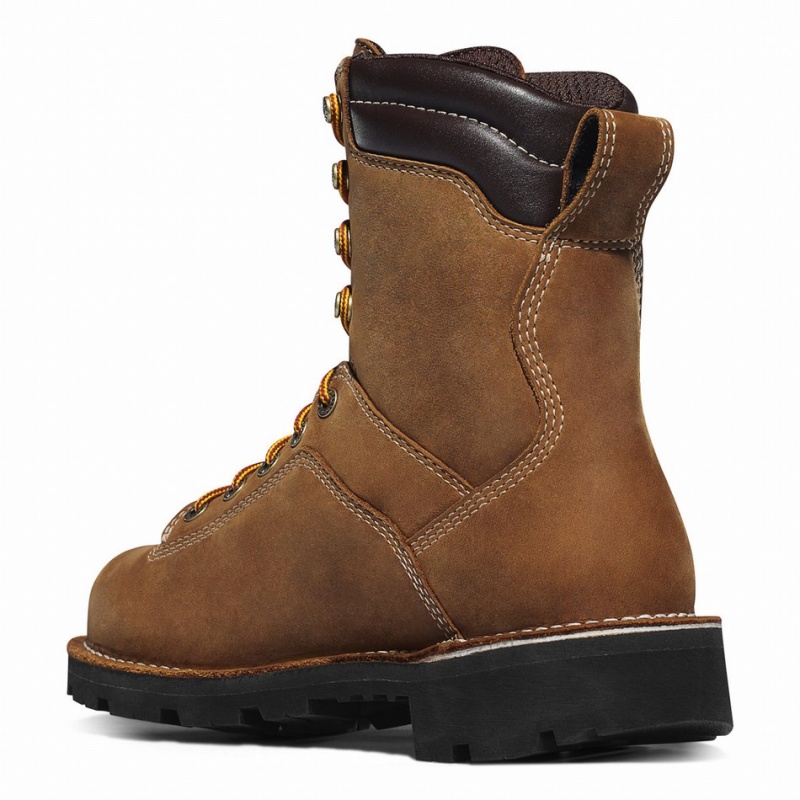 Brown Danner Quarry USA Men's Work Boots | 92749