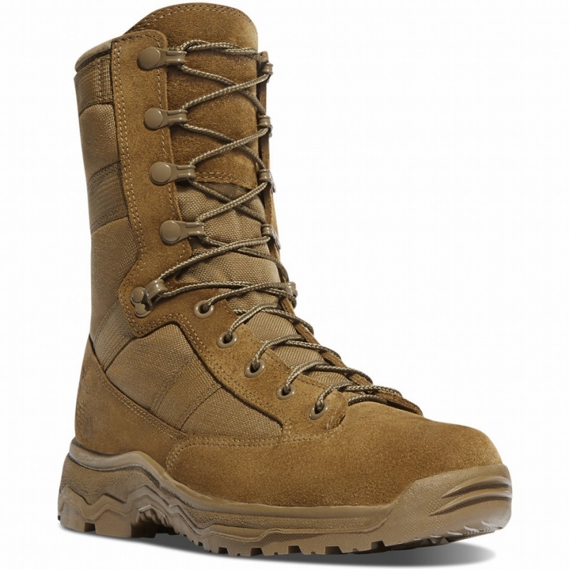 Brown Danner Reckoning Men's Military Boots | 97231