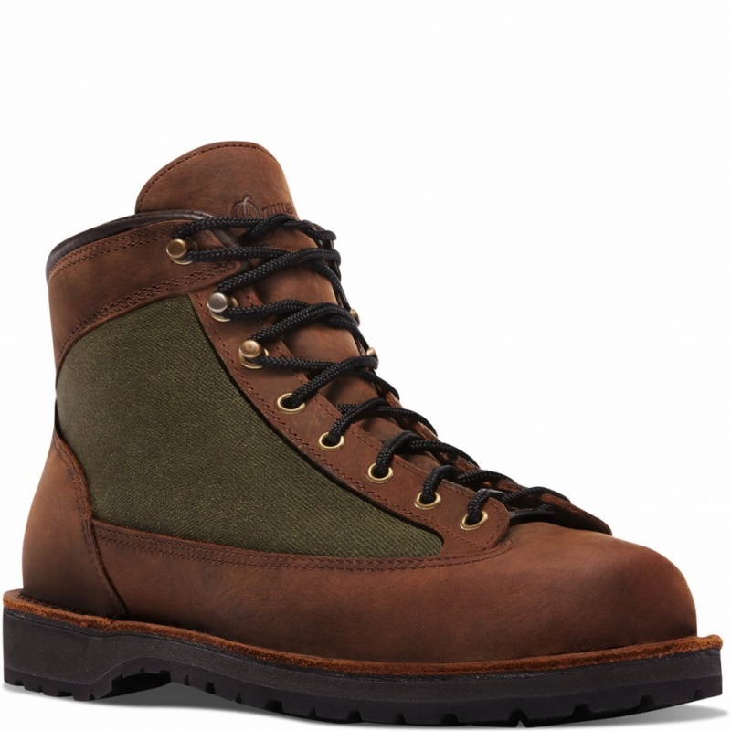 Brown Danner Ridge Men's Hiking Boots | 11670