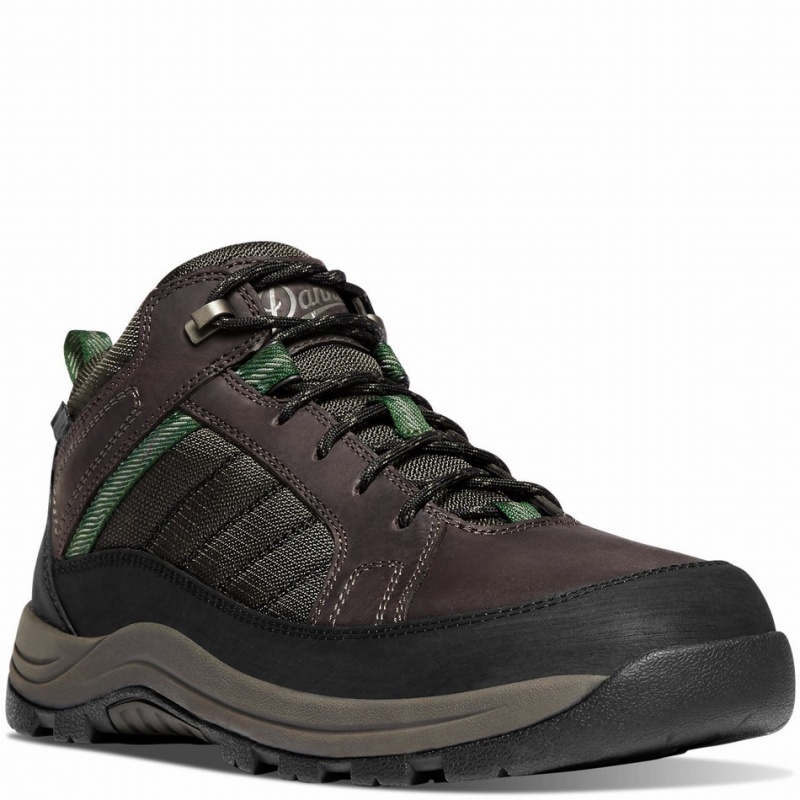 Brown Danner Riverside Men's Work Shoes | 77618