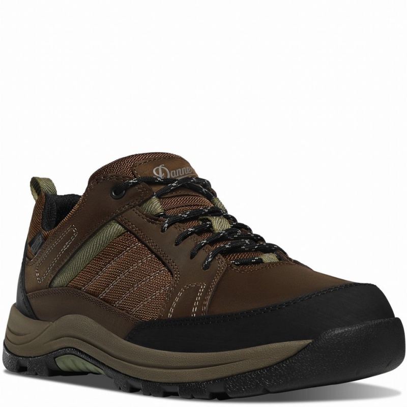 Brown Danner Riverside Men's Work Shoes | 29784