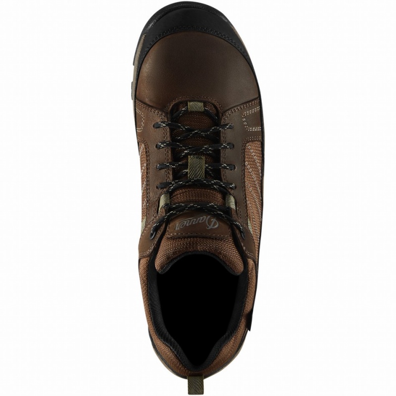 Brown Danner Riverside Men's Work Shoes | 29784