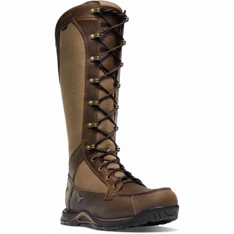 Brown Danner Sharptail Snake Men's Hunting Boots | 80415