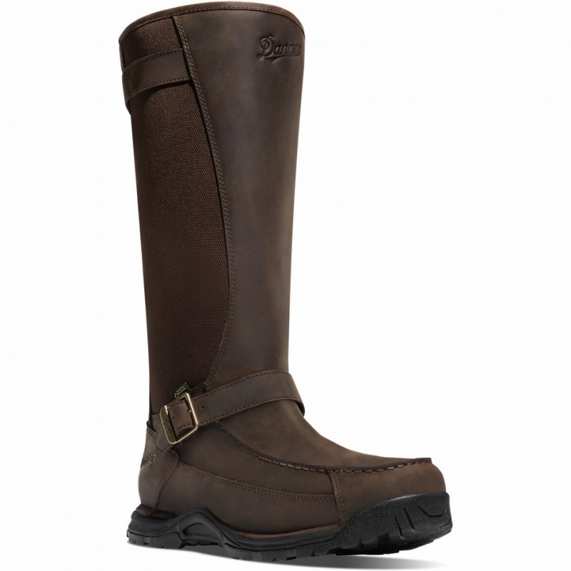 Brown Danner Sharptail Snake Men's Hunting Boots | 71985