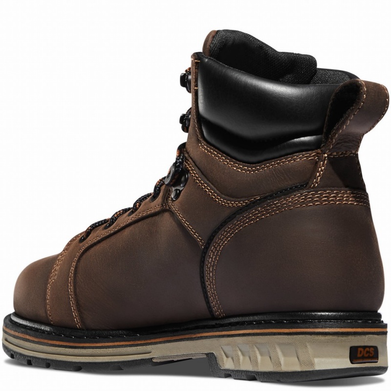 Brown Danner Steel Yard Men's Safety Boots | 99075