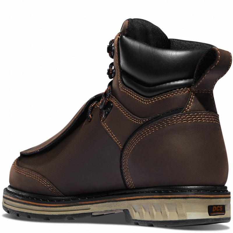 Brown Danner Steel Yard Men's Safety Boots | 62168