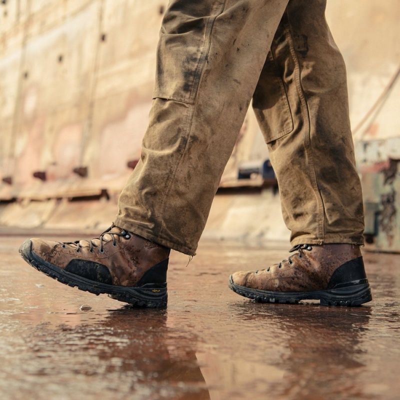 Brown Danner Stronghold Men's Work Boots | 26883