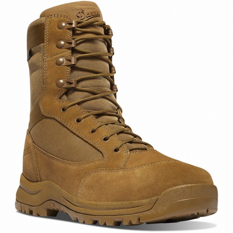 Brown Danner Tanicus Side-Zip Women's Tactical Boots | 81362