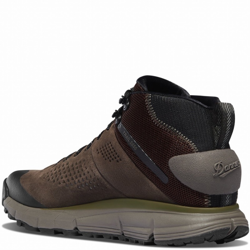 Brown Danner Trail 2650 GTX Mid Men's Hiking Shoes | 98114