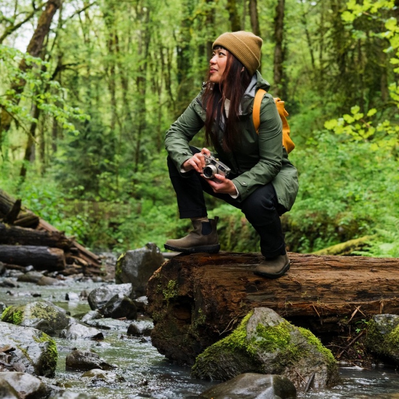 Brown Danner Tramline Chelsea 917 GTX Women's Chelsea Boots | 80280