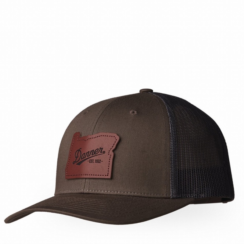 Brown Danner Trucker Men\'s Caps | 74228