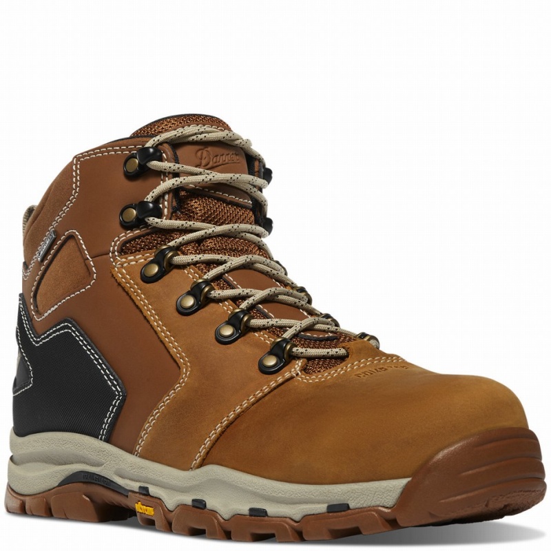 Brown Danner Vicious Men's Work Boots | 35418