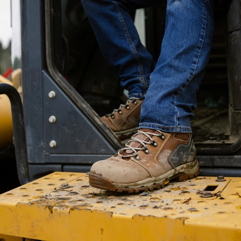 Brown Danner Vicious Men's Work Boots | 35418