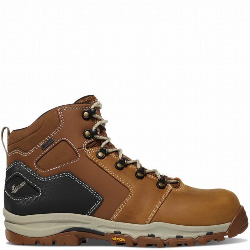 Brown Danner Vicious Men\'s Work Boots | 35418