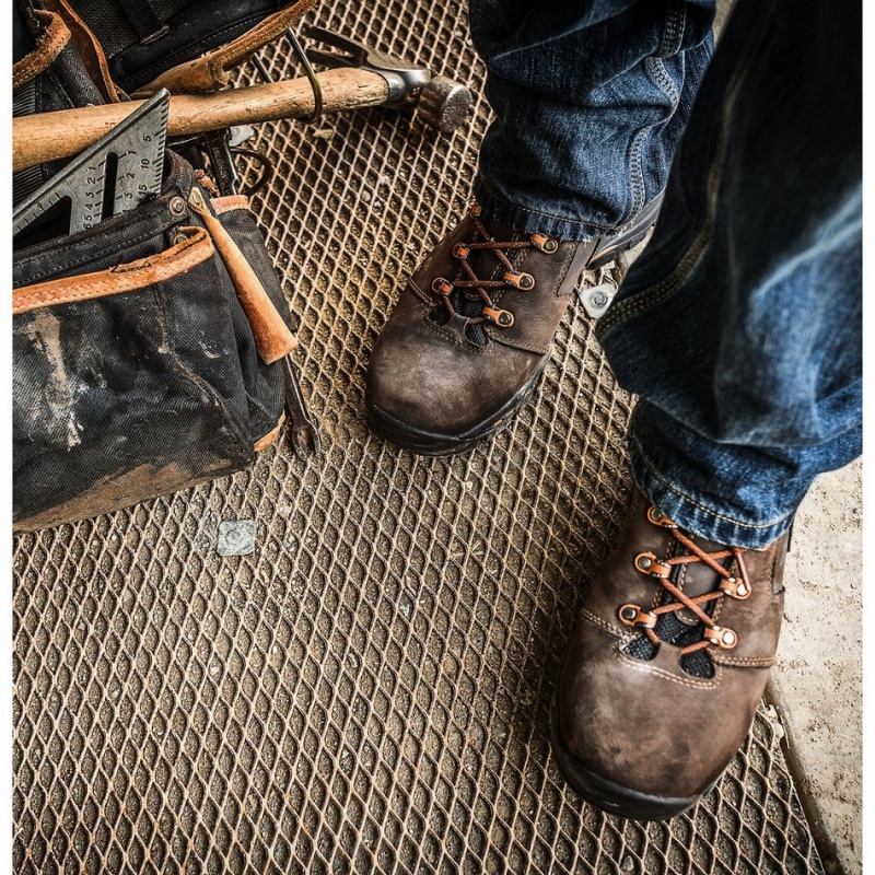 Brown Danner Vicious Men's Work Boots | 44010