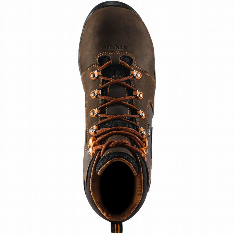 Brown Danner Vicious Men's Work Boots | 57643