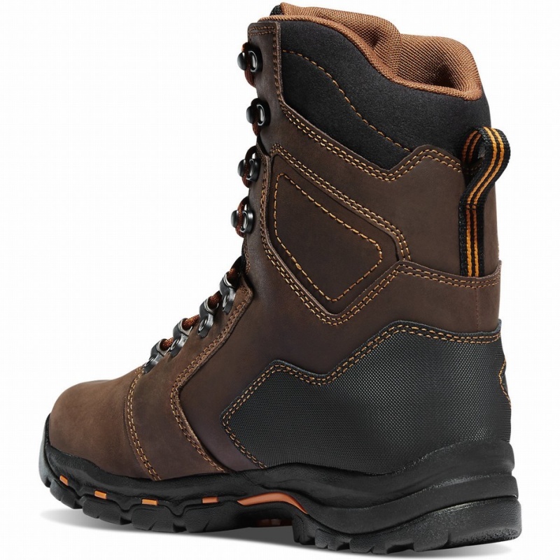 Brown Danner Vicious Men's Work Boots | 77793