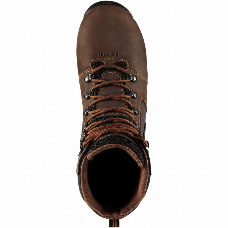 Brown Danner Vicious Men's Work Boots | 77793