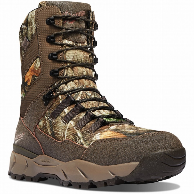 Brown Danner Vital Men's Hunting Boots | 12720