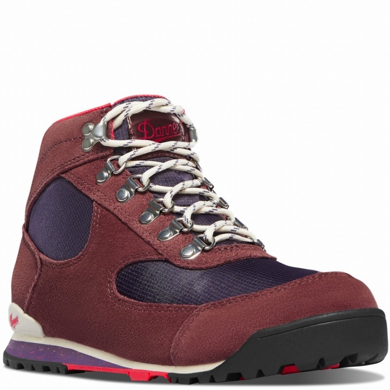 Burgundy Danner Jag Dry Weather Women's Boots | 42766