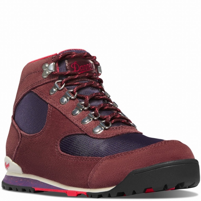 Burgundy Danner Jag Dry Weather Women's Boots | 42766