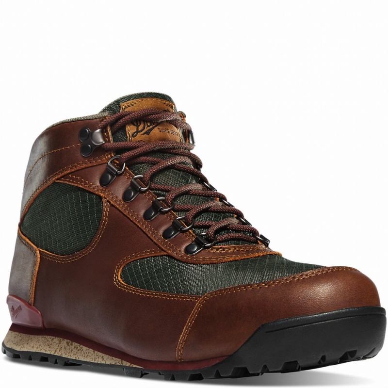 Burgundy Danner Jag Men's Boots | 62856