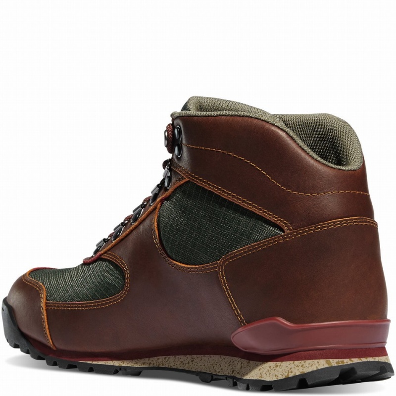 Burgundy Danner Jag Men's Boots | 62856