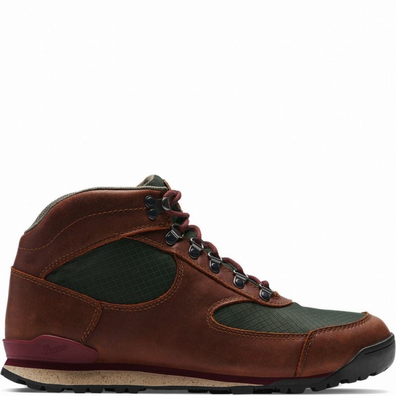 Burgundy Danner Jag Men\'s Boots | 62856