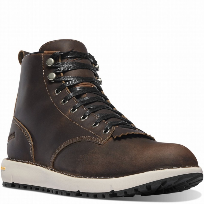 Chocolate Danner Logger 917 Men's Boots | 16323